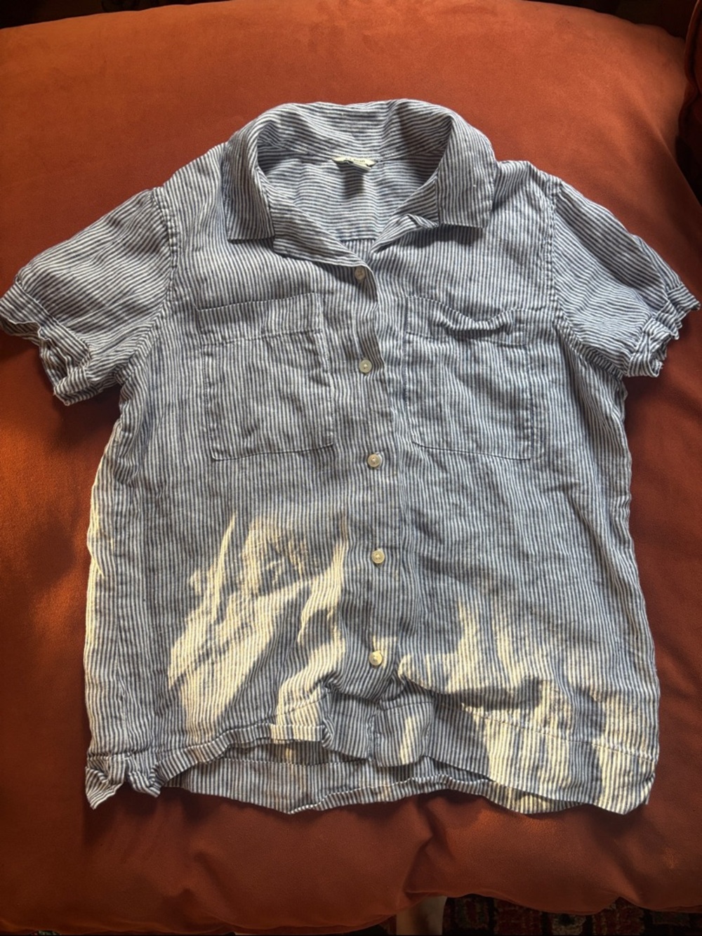 Ll Bean 100% Linen shirt